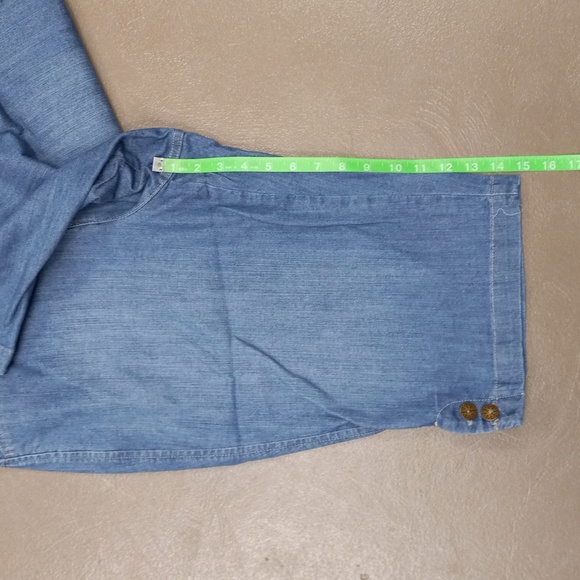 cj banks Comfort Waist Blue Jean Pedal Pushers - Picture 5 of 13